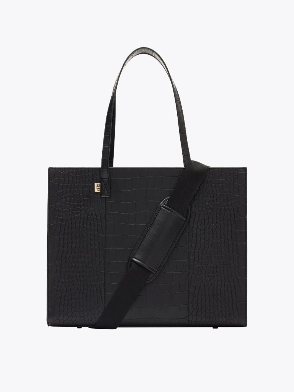 NWT Beis The Large Work Tote in Croc